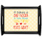 Teacher Quotes and Sayings Serving Tray Black Large - Main