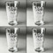 Teacher Quote Set of Four Engraved Beer Glasses - Individual View