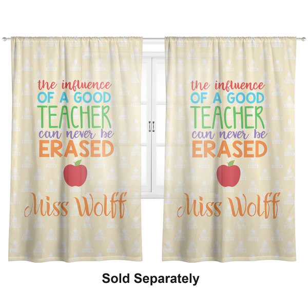 Teacher Quotes and Sayings Sheer Curtains Double