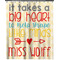 Teacher Gift Extra Long Shower Curtain - 70" x 83" (Personalized)