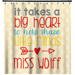 Teacher Gift Shower Curtain (Personalized)