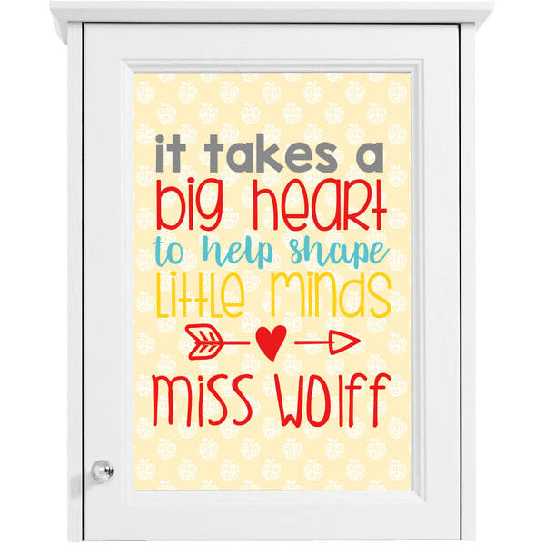 Teacher Quotes and Sayings Single White Cabinet Decal