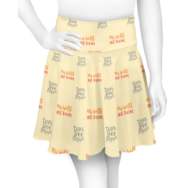 Custom Teacher Gift Skater Skirt - X Small (Personalized)