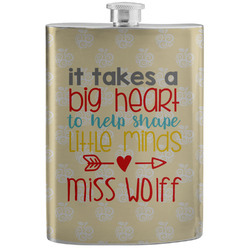 Teacher Gift Stainless Steel Flask (Personalized)