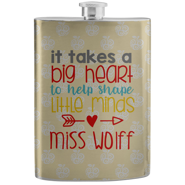 Custom Teacher Gift Stainless Steel Flask (Personalized)