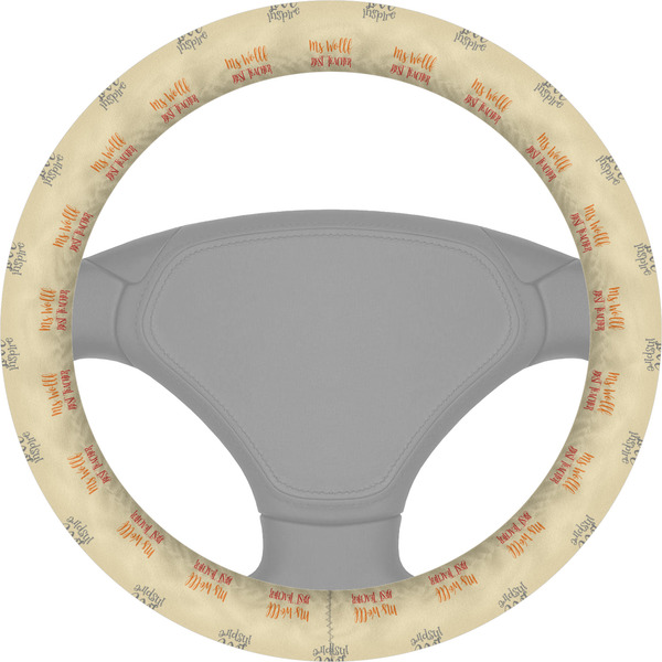 Custom Teacher Gift Steering Wheel Cover (Personalized)
