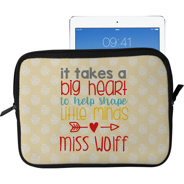 Custom Teacher Gift Tablet Case / Sleeve - Large (Personalized)
