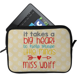 Teacher Quote Tablet Case / Sleeve (Personalized)
