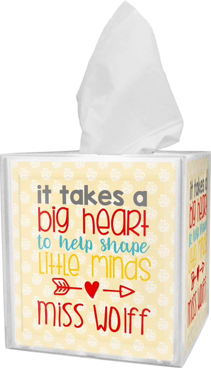 Teacher Quote Tissue Box Cover (Personalized) YouCustomizeIt