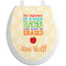 Teacher Quotes and Sayings Toilet Seat Decal (Personalized)