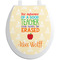 Teacher Gift Toilet Seat Decal (Personalized)
