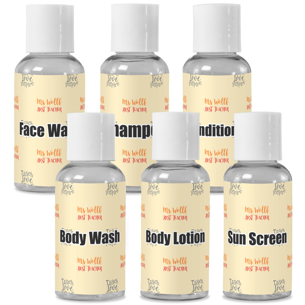 Custom Teacher Gift Travel Bottles (Personalized)