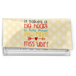 Teacher Gift Vinyl Checkbook Cover (Personalized)