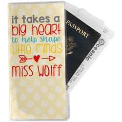 Teacher Gift Travel Document Holder (Personalized)
