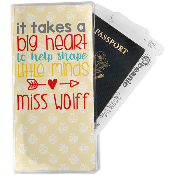 Custom Teacher Gift Travel Document Holder (Personalized)
