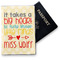 Teacher Quotes and Sayings Vinyl Passport Holder - Front
