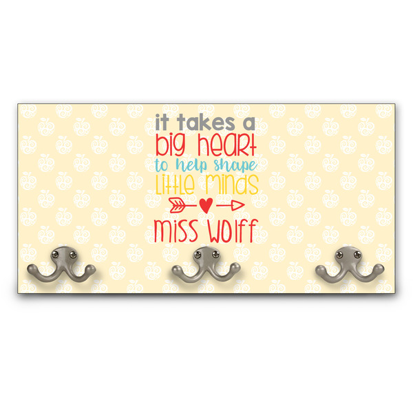 Custom Teacher Gift Wall Mounted Coat Rack (Personalized)