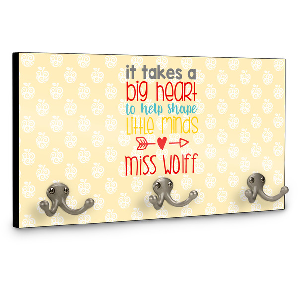 Teacher Quotes and Sayings Wall Mounted Coat Hanger - Side View