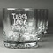 Teacher Quotes and Sayings Whiskey Glasses Set of 4 - Engraved Front
