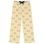 Teacher Gift Womens Pajama Pants - M (Personalized)