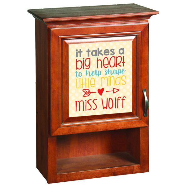 Teacher Quotes and Sayings Wooden Cabinet Decal (Medium)
