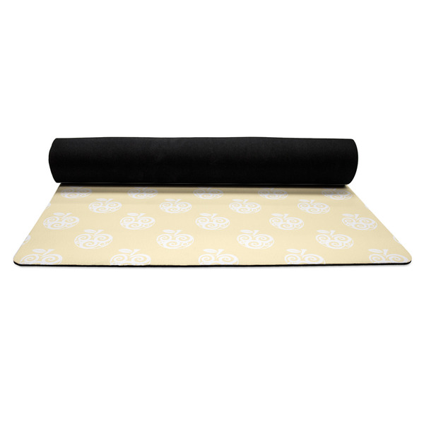 Teacher Quotes and Sayings Yoga Mat Rolled up Black Rubber Backing