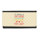 Teacher Gift Leatherette Ladies Wallet (Personalized)