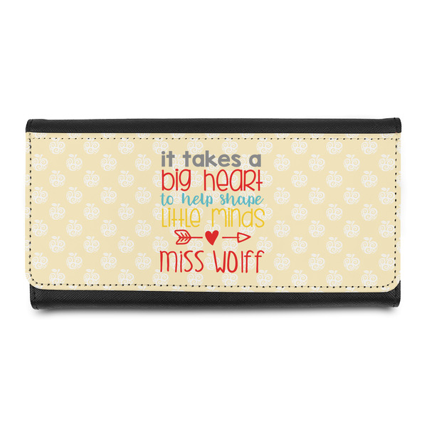 Custom Teacher Gift Leatherette Ladies Wallet (Personalized)