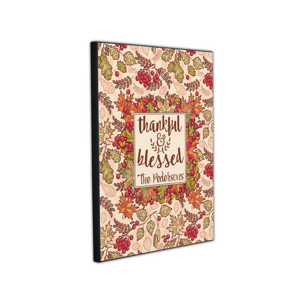 Thankful & Blessed 11x14 Wood Print - Angle View