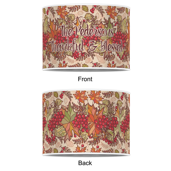 Thankful & Blessed 12" Drum Lampshade - APPROVAL (Poly Film)