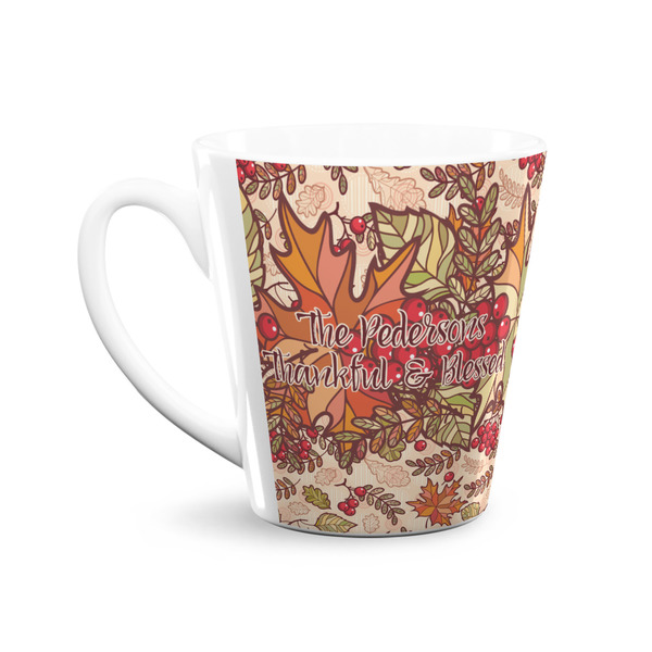 Thankful & Blessed 12 Oz Latte Mug - Front