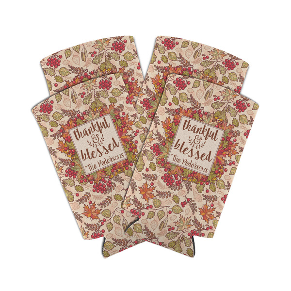 Thankful & Blessed 12oz Tall Can Sleeve - Set of 4 - MAIN