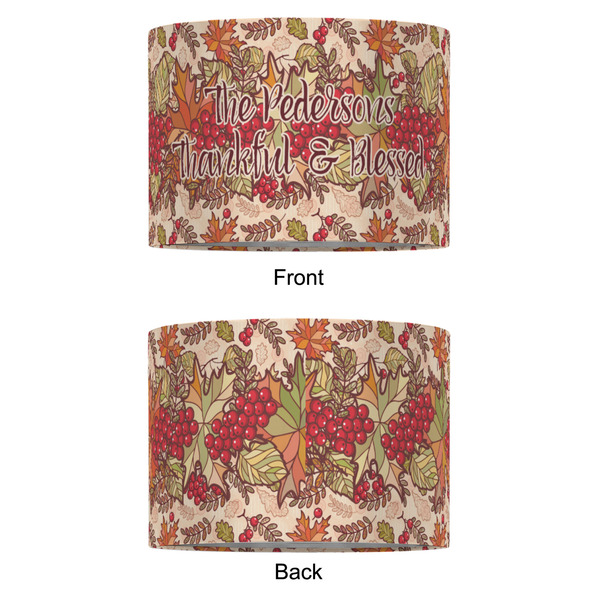 Thankful & Blessed 16" Drum Lampshade - APPROVAL (Fabric)