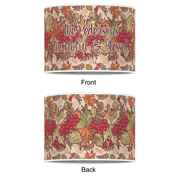 Thankful & Blessed 16" Drum Lampshade - APPROVAL (Poly Film)