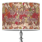 Thankful & Blessed 16" Drum Lamp Shade - Poly-film (Personalized)