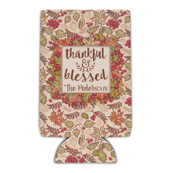 Thankful & Blessed Can Cooler (Personalized)