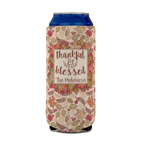 Thankful & Blessed 16oz Can Sleeve - FRONT (on can)