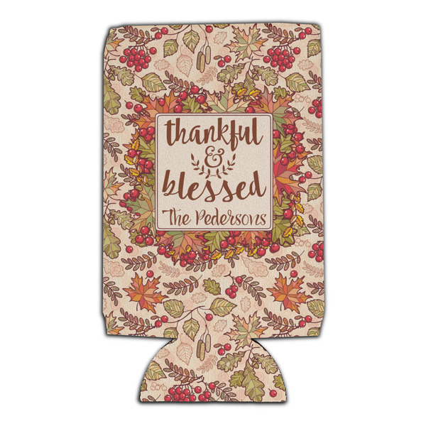 Thankful & Blessed 16oz Can Sleeve - Set of 4 - FRONT