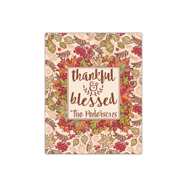 Thankful & Blessed 16x20 - Canvas Print - Front View