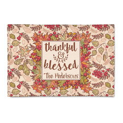 Thankful & Blessed 2' x 3' Indoor Area Rug (Personalized)