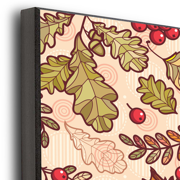 Thankful & Blessed 20x24 Wood Print - Closeup