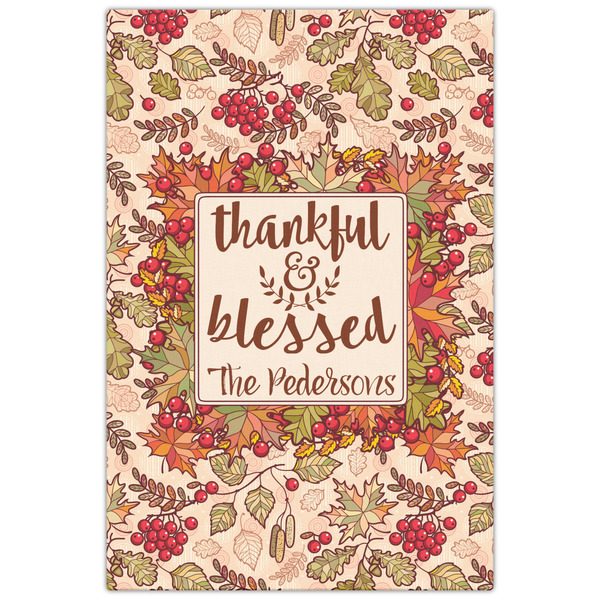 Thankful & Blessed 20x30 - Canvas Print - Front View