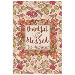 Thankful & Blessed Poster - Matte - 24x36 (Personalized)