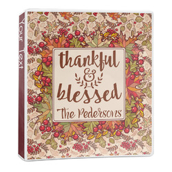Thankful & Blessed 3-Ring Binder (Personalized)