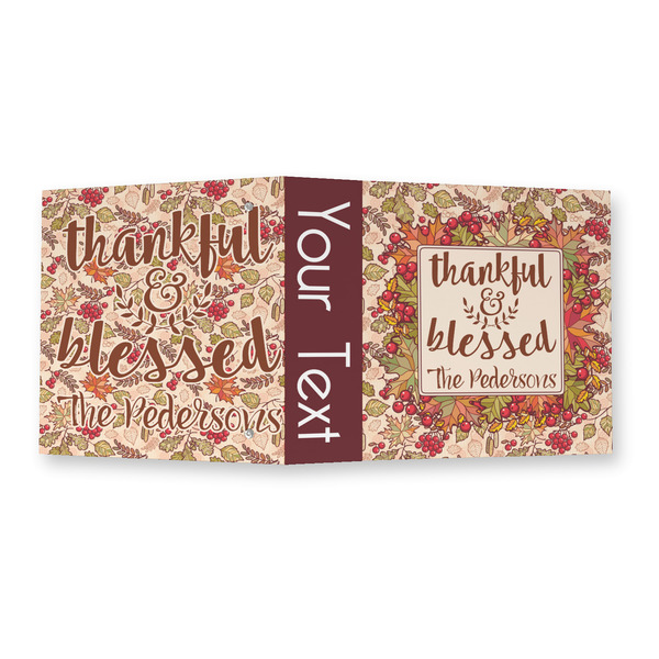 Thankful & Blessed 3 Ring Binders - Full Wrap - 2" - OPEN OUTSIDE