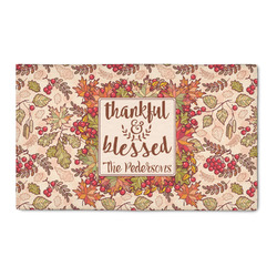 Thankful & Blessed 3' x 5' Indoor Area Rug (Personalized)