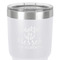 Thankful & Blessed 30 oz Stainless Steel Ringneck Tumbler - White - Close Up