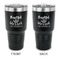 Thankful & Blessed 30 oz Stainless Steel Ringneck Tumblers - Black - Double Sided - APPROVAL