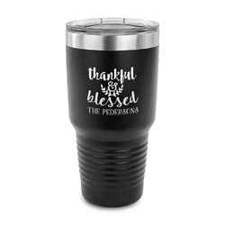Thankful & Blessed 30 oz Stainless Steel Tumbler (Personalized)