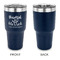 Thankful & Blessed 30 oz Stainless Steel Ringneck Tumblers - Navy - Single Sided - APPROVAL